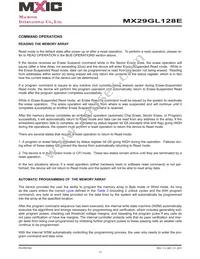 MX29GL128ELT2I-90G Datasheet Page 17