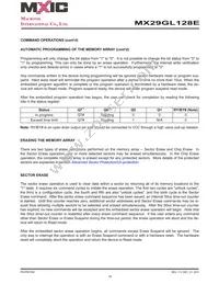 MX29GL128ELT2I-90G Datasheet Page 18