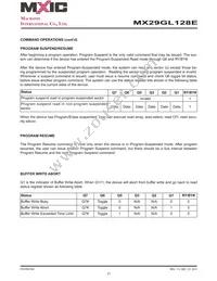 MX29GL128ELT2I-90G Datasheet Page 21