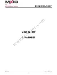MX29GL128FLXGI-90G Datasheet Cover