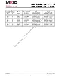 MX29GL640ETXEI-90G Datasheet Page 18