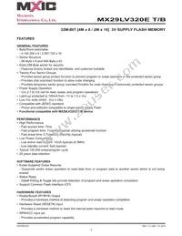 MX29LV320ETMI-70G Datasheet Page 5