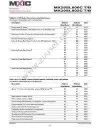 MX29SL800CBXEC-90G Datasheet Page 18