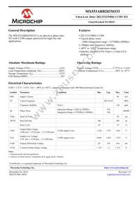 MX553ABB283M333 Datasheet Cover