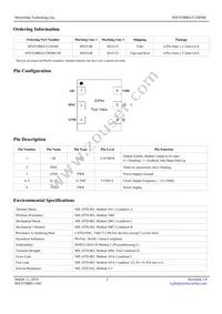 MX553BBA312M500-TR Datasheet Page 2