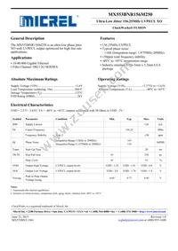 MX553BNR156M250 Datasheet Cover