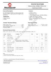 MX553ENR125M000 Datasheet Cover