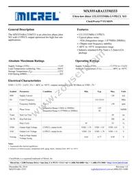 MX555ABA133M333-TR Datasheet Cover