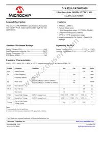 MX555ANR200M000 Datasheet Cover