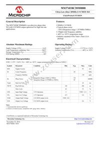 MX574EBC20M0000-TR Datasheet Cover