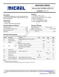 MX681EBA156M250-TR Datasheet Cover