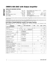 MX7224TD Datasheet Page 2