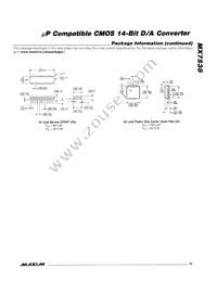 MX7538KCWG+T Datasheet Page 11