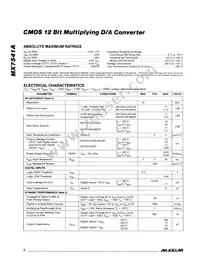 MX7541ATD Datasheet Page 2