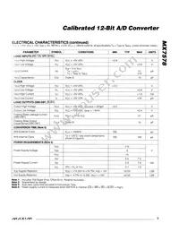 MX7578KCWG+ Datasheet Page 3