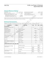 MX7705EWE+T Datasheet Page 2