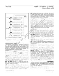 MX7705EWE+T Datasheet Page 22