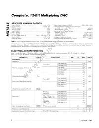 MX7845JR+ Datasheet Page 2