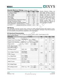 MX841BETR Datasheet Page 2