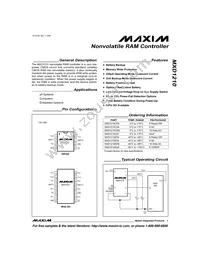 MXD1210C/D Datasheet Cover
