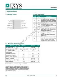 MXHV9910BE Datasheet Page 3