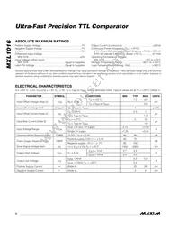 MXL1016CS8 Datasheet Page 2