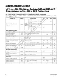 MXL1535EEWI Datasheet Page 4