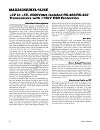 MXL1535EEWI Datasheet Page 16