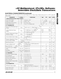 MXL1543BCAI+T Datasheet Page 3