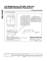 MXL1543BCAI+T Datasheet Page 18