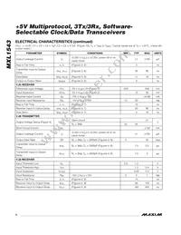 MXL1543CAI+T Datasheet Page 4