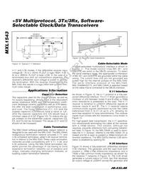 MXL1543CAI+T Datasheet Page 12