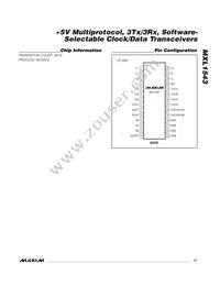 MXL1543CAI+T Datasheet Page 17