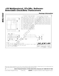 MXL1543CAI+T Datasheet Page 18