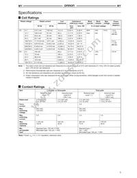 MY3F AC110/120 Datasheet Page 3