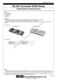 MYBEA01212AZTB Datasheet Cover