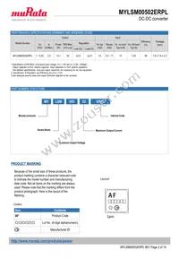 MYLSM00502ERPL Datasheet Page 2