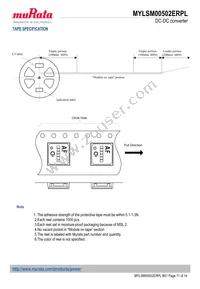 MYLSM00502ERPL Datasheet Page 11