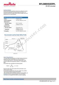 MYLSM00502ERPL Datasheet Page 13