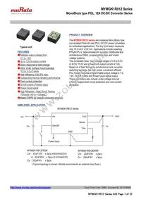 MYMGK1R812FRSR Datasheet Cover