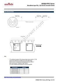 MYMGK1R812FRSR Datasheet Page 18