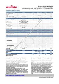 MYSGK02506BRSR Datasheet Page 3