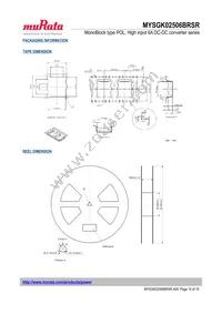 MYSGK02506BRSR Datasheet Page 15