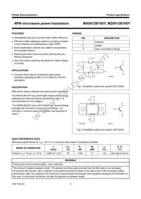 MZ0912B100Y Datasheet Page 2