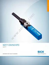 MZT7-03VNO-KP0 Datasheet Cover