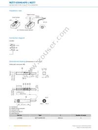 MZT7-03VNS-KP0 Datasheet Page 4