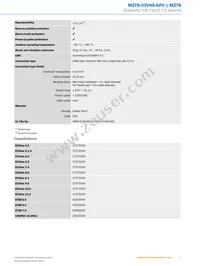 MZT8-03VNS-KP0 Datasheet Page 3