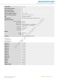 MZT8-19VPS-KP0 Datasheet Page 3