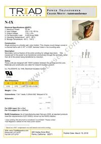 N-1X Datasheet Cover