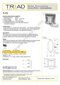 N-2X Datasheet Cover